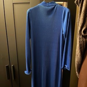 ZARA BLUE DRESS PREOWNED MIDI DRESS Size M